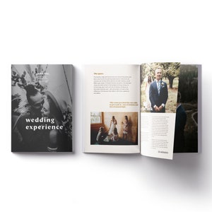 Wedding Photographer Wedding Guide Marketing Template for Canva and Photoshop