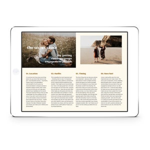 Wedding Photographer Price Guide Marketing Template for Canva or Photoshop image 10