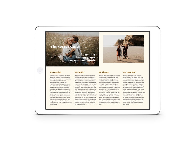 Wedding Photographer Price Guide Marketing Template for Canva or Photoshop image 10