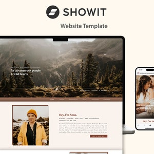 Showit Template for Wedding and Elopement Photographers