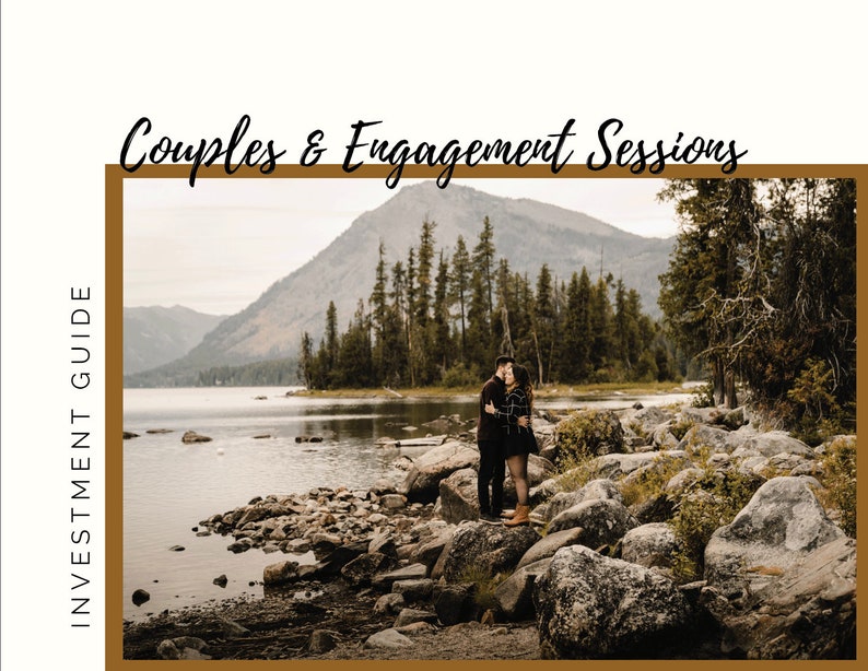 Photographer Couples & Engagement Sessions Price Guide Etsy