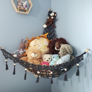 Corner Stuffed Animal Storage