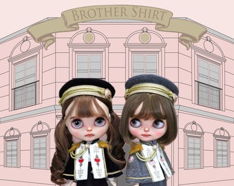 Brother Shirt 2024.Jan “Princess uniform”  set for Blythe doll