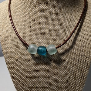 Sea Glass Choker style necklace