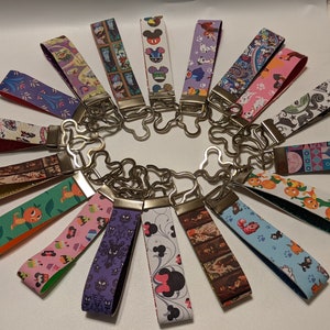 Disney Faux Leather Key Fobs