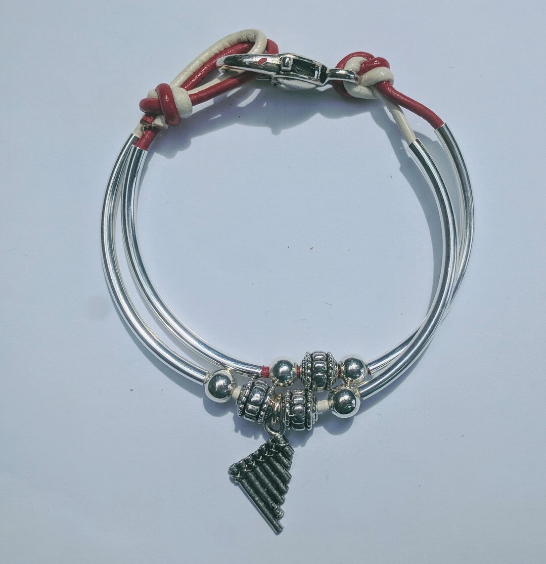 Pan Pipes Charm Bracelet Sigma Alpha Iota Etsy