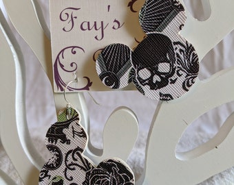 Haunted Mansion Mickey Head Earrings