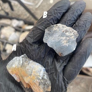Blue Barite from Morocco