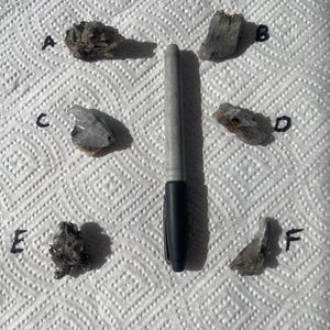 Blue Barite from Morocco
