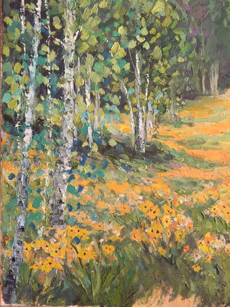 Colorado Wildflowers Spring Original Oil Fine Art Etsy
