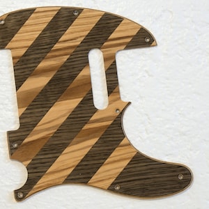 Einzigartiges Holzpickguard für Fender Telecaster