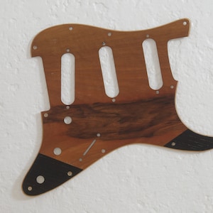 Pickguard de madeira único para Fender Stratocaster