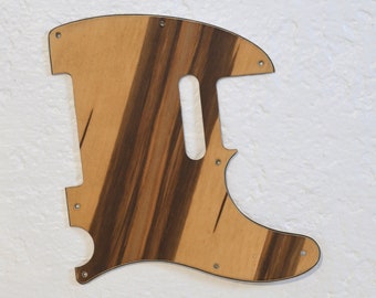 Wood pickguard for Fender Telecaster