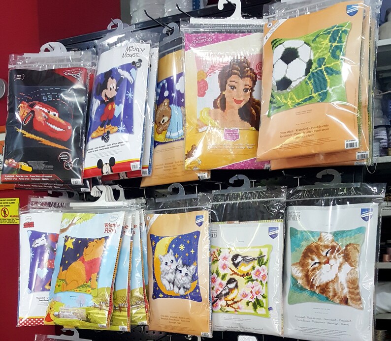 Cross stitch cushion kit Disney Winnie The Pooh Vervaco Etsy