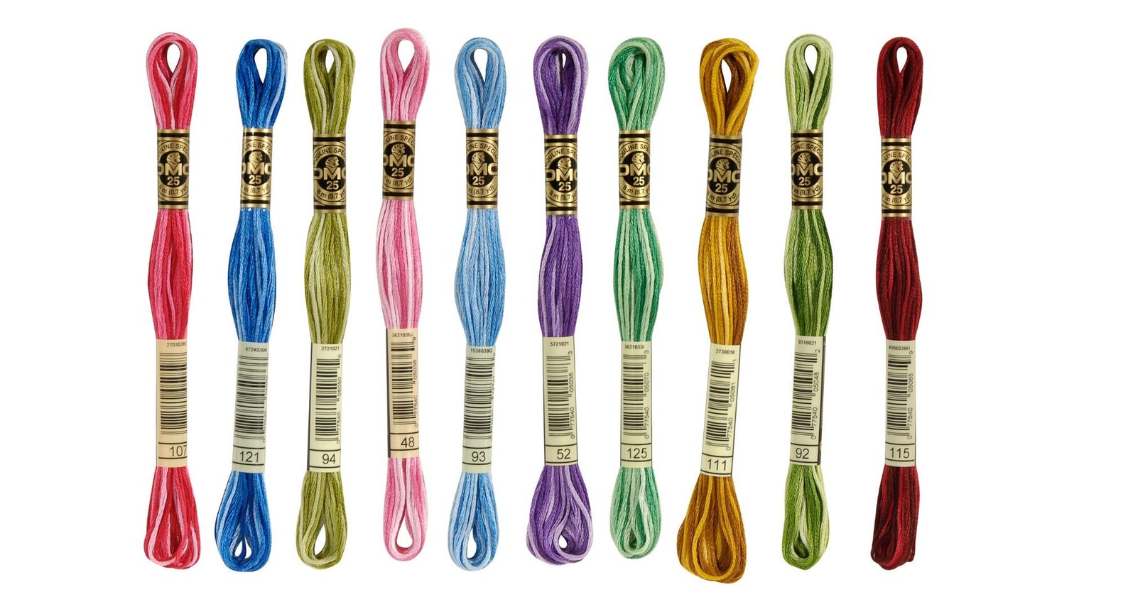 DMC Variegated Embroidery Floss. Six Stranded Cotton Thread Etsy UK