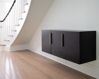 Noir Credenza - floating