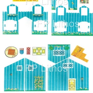 Replacement Lithos for Fisher-Price Little People Play Family House #952