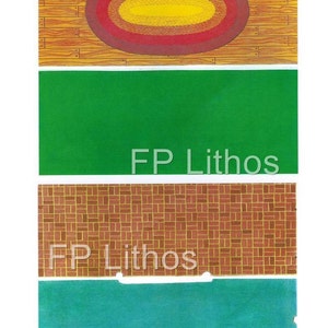 Fisher-Price #952 House Floors Replacement Lithos Lithographs, decals, stickers