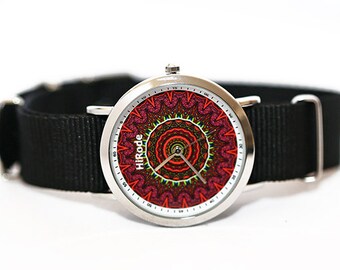 WATCH - Spotted - Kaleidoscope Mandala style watch