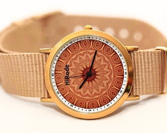WATCH - The Golden Age - Kaleidoscope Mandala style watch