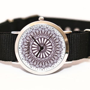 WATCH - Heart Garden- Kaleidoscope Mandala style watch