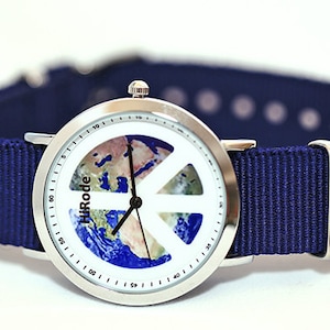 WATCH World Peace - Kaleidoscope Mandala style watch - Boho Watch