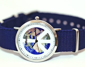 WATCH World Peace - Kaleidoscope Mandala style watch - Boho Watch