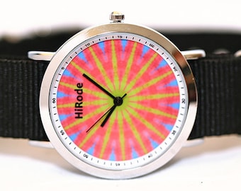 WATCH Pink Hippie- Kaleidoscope Mandala style boho watch