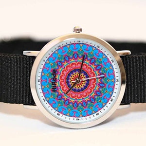 WATCH - Festival - Kaleidoscope Mandala style watch