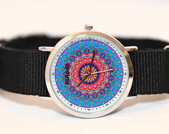 WATCH - Festival - Kaleidoscope Mandala style watch