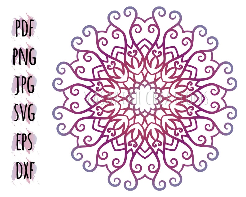 Download Mandala Monogram Mandala Design Mandala Silhouette Png Digital Clipart Instant Download Svg Mandala Cut File Clip Art Art Collectibles Kromasol Com