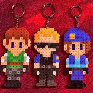 S.T.A.R.S Chris, Jill and Wesker Bead Sprite Keychains | Resident Evil Inspired