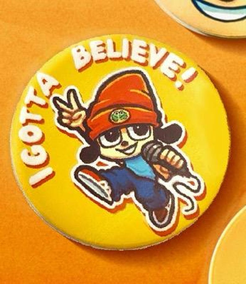 Parappa the Rapper Inspired Button Badges - Etsy