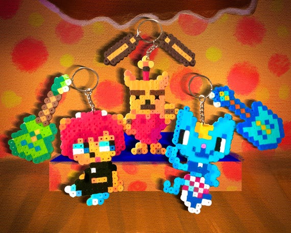 パラッパラッパー　Um Jammer Lammy 3連キーホルダー　ストラップ s-l400.jpg