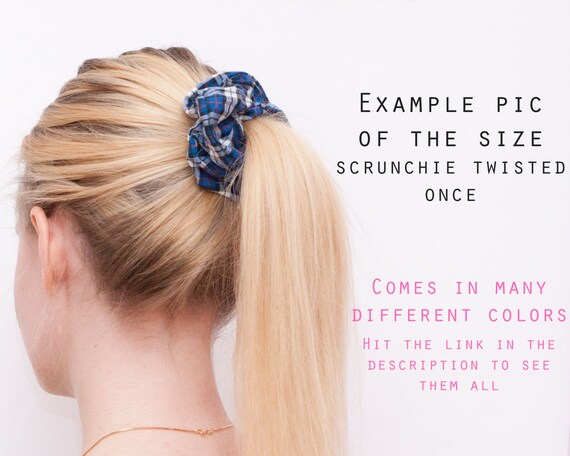 Purple Scrunchie Yoga Hair Gym Hair Tie Purple Gym Hair Etsy
