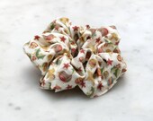 Holiday Hair Accessory, Christmas Hair Scrunchie, Holiday Handmade Scrunchy, Winter Hair Accessories, Hair accessories, Winter scrunchie