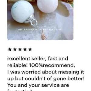 DIY breast milk jewellery kit, DIY breast milk jewellery kit, breast milk soap, coconut milk, coconut oil, Created by Trisha Wood. Trisha Trisha Wood creates and makes DIY breast milk jewellery kits and broken china jewellery, ideal for new mum gifts