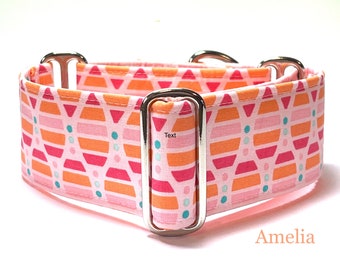 Martingale Dog Collar, Greyhound Collar, Whippet Collar, Sighthound Collar, Iggy Collar, Lurcher Collar, Large Breed Collar