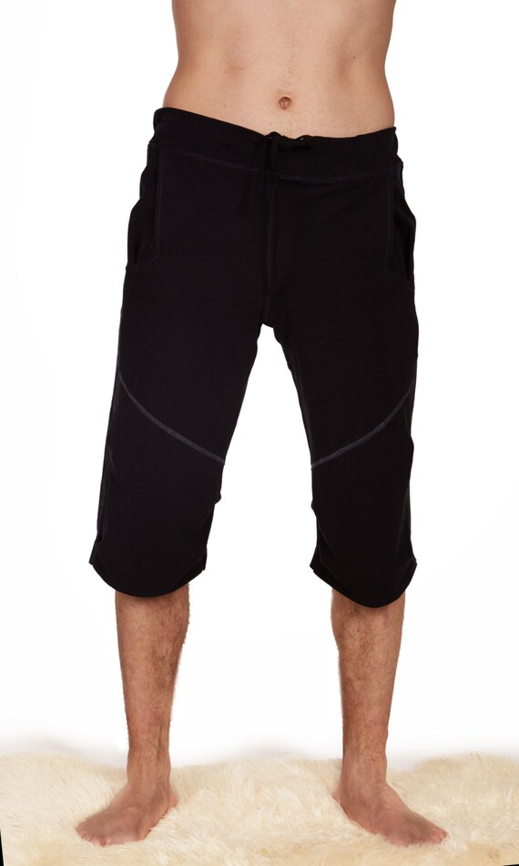 mens capri yoga pants