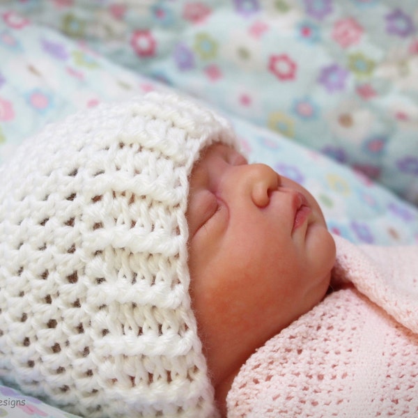 BEGINNERS CROCHET HAT Pattern  Easy Crochet Hat Pattern Basic Crochet Hat Pattern Simple Crochet Hat pattern - Sizes From Babies upwards