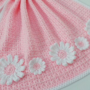 BABY BLANKET Crochet Pattern - Delightful Daisy Blanket Crochet Pattern - Includes detailed tutorial - Flower blanket crochet pattern - PDF bild 2