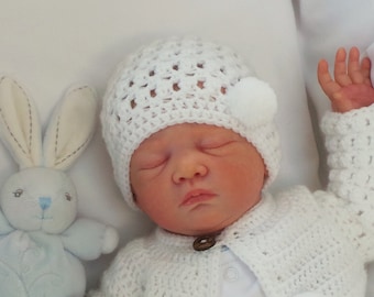 BABY HAT PATTERN, Crochet Pattern , Unisex Baby Hat, Includes 5 sizes from Prem - 18 months, Photo Tutorial, Digital crochet pattern, Pdf