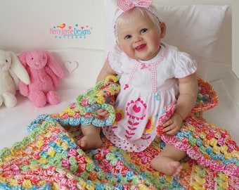 TOOT SWEETS - Crochet Blanket Pattern Rainbow crochet Blanket Pattern Baby Crochet Blanket Pattern Easy crochet Blanket  pattern Baby Afghan