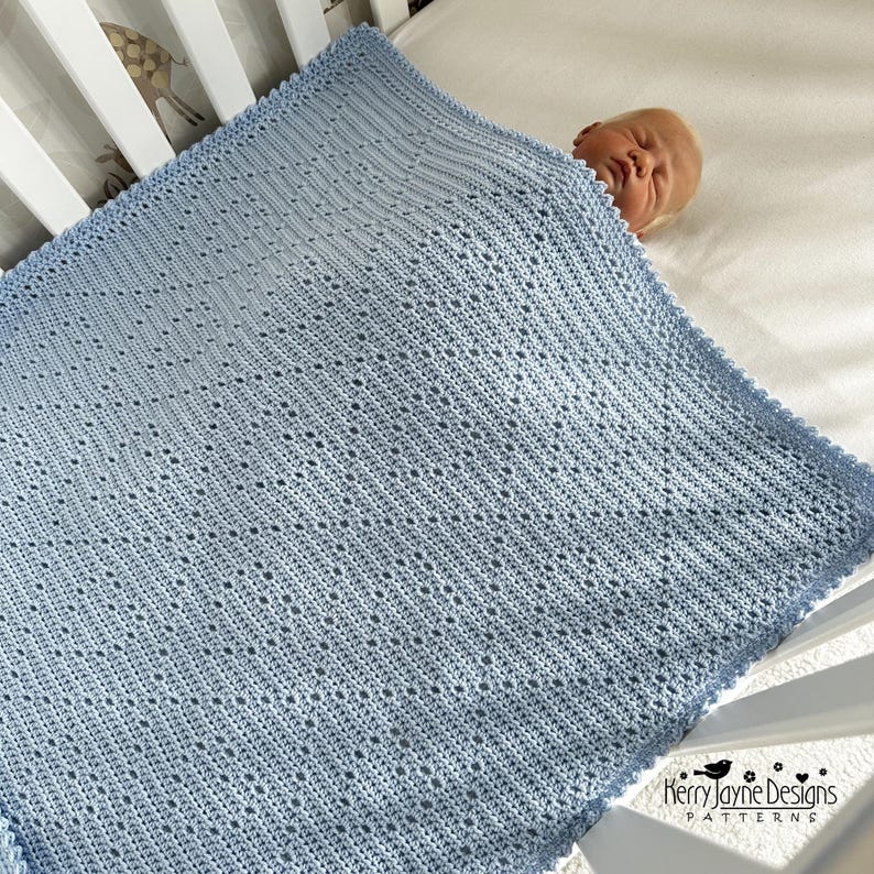 Heart Baby Blanket Crochet Pattern
