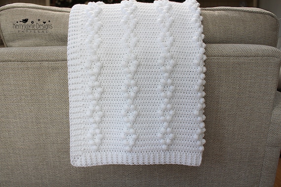 BLANKET CROCHET PATTERN Bobble Twist Blanket and Throw Crochet Pattern Includes Graph Instructions and Step by Step Photo Tutorial Etsy