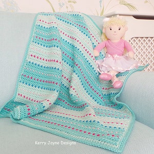 Dinky Dot Crochet Blanket Pattern Baby blanket pattern baby blanket crochet pattern Easy crochet pattern Instant download crochet Pattern image 1