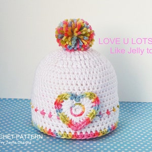 Crochet Baby Blanket Pattern, LOVE U LOTS.. like Jelly Tots Crochet Blanket Pattern, Love you lots like jelly tots, Baby Blanket Pattern UK image 6