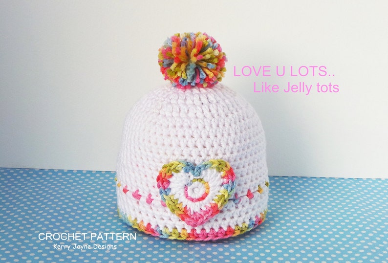 Crochet Baby Blanket Pattern, LOVE U LOTS.. like Jelly Tots Crochet Blanket Pattern, Love you lots like jelly tots, Baby Blanket Pattern UK image 6