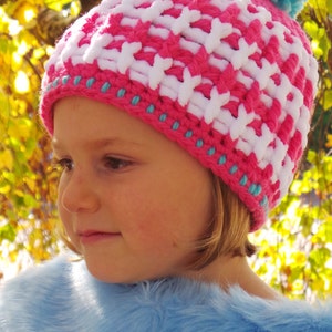 CROCHET PATTERN the Nordic Ridge Beanie Crochet Hat - Etsy