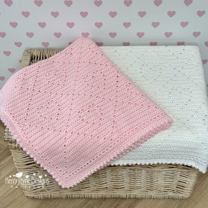 Heart Baby Blanket Crochet Pattern